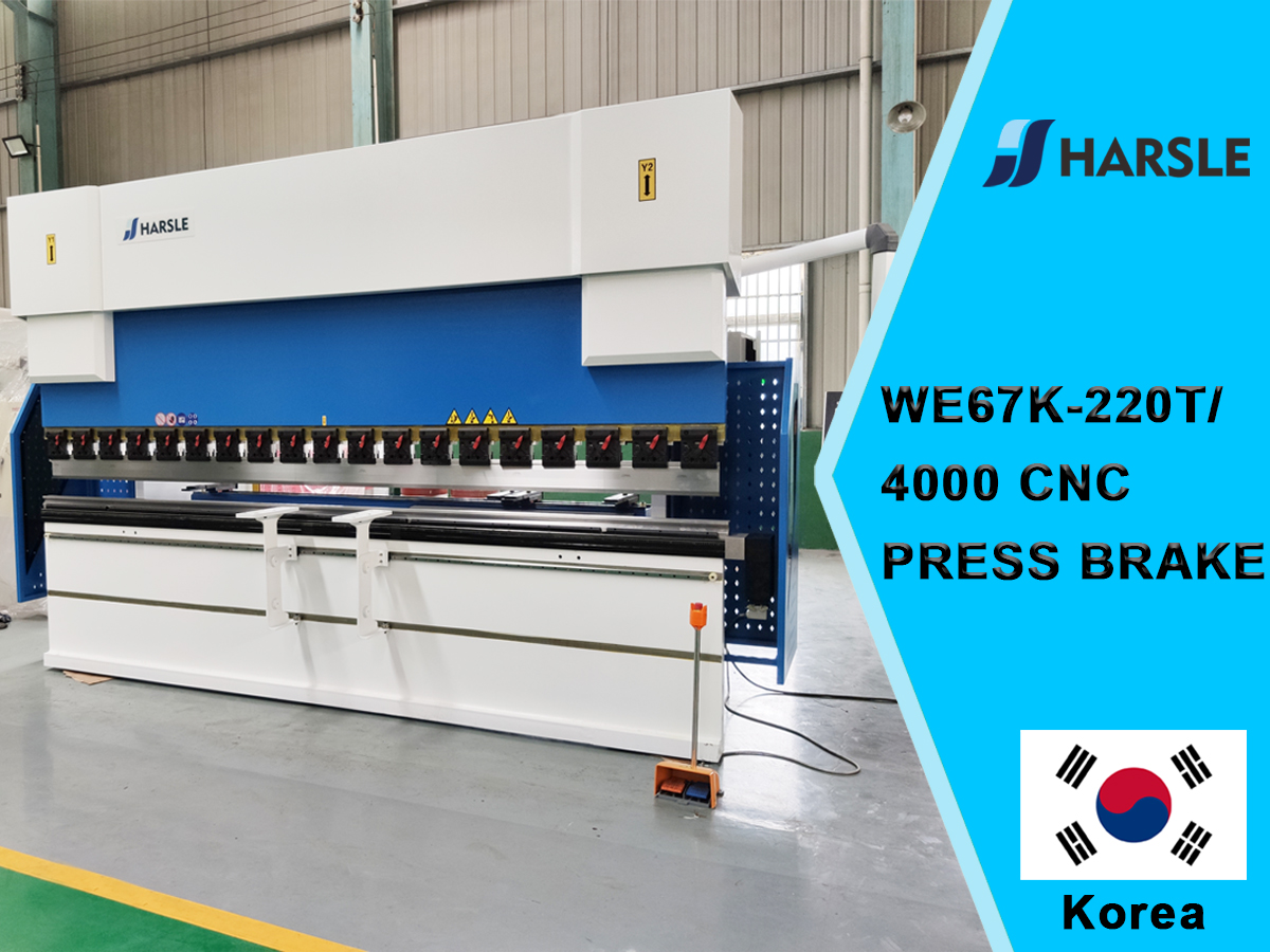 Korea-WE67K-220T/4000 DA58T 4+1 CNC Press Brake Machine