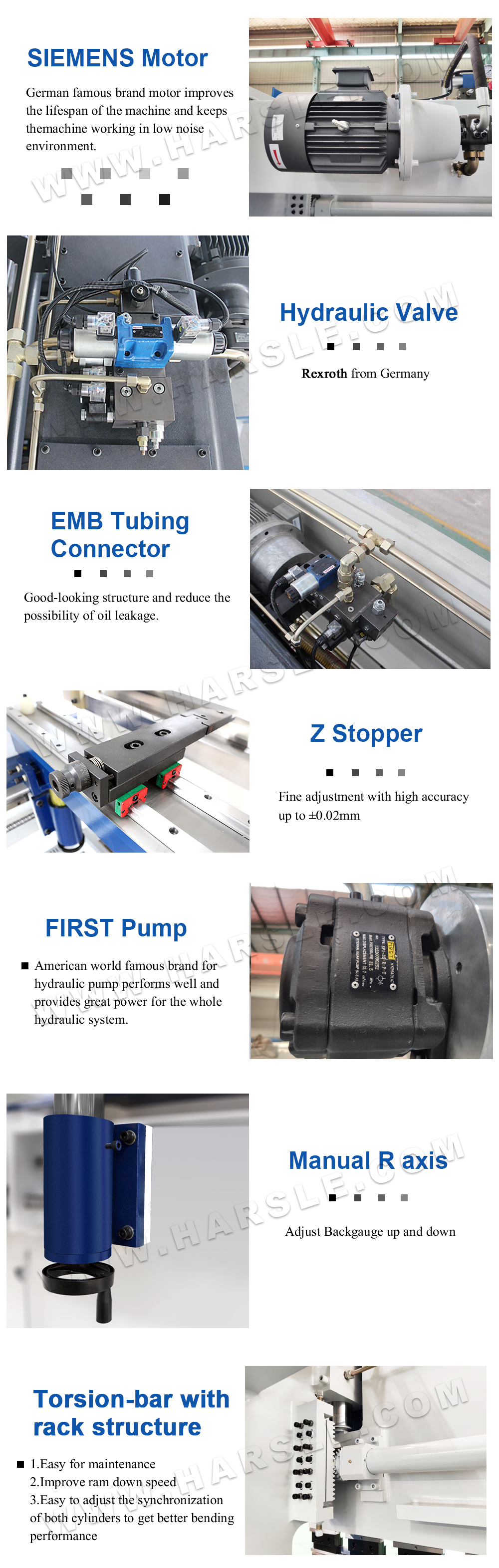 Hydrauliczny hamulec prasowy