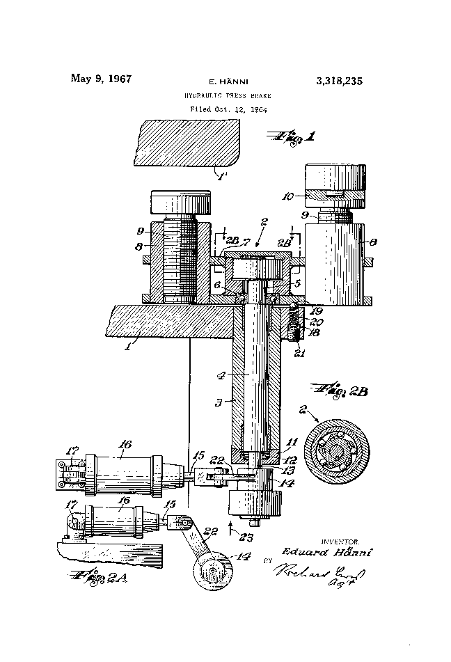 Hydrauliczny hamulec prasy