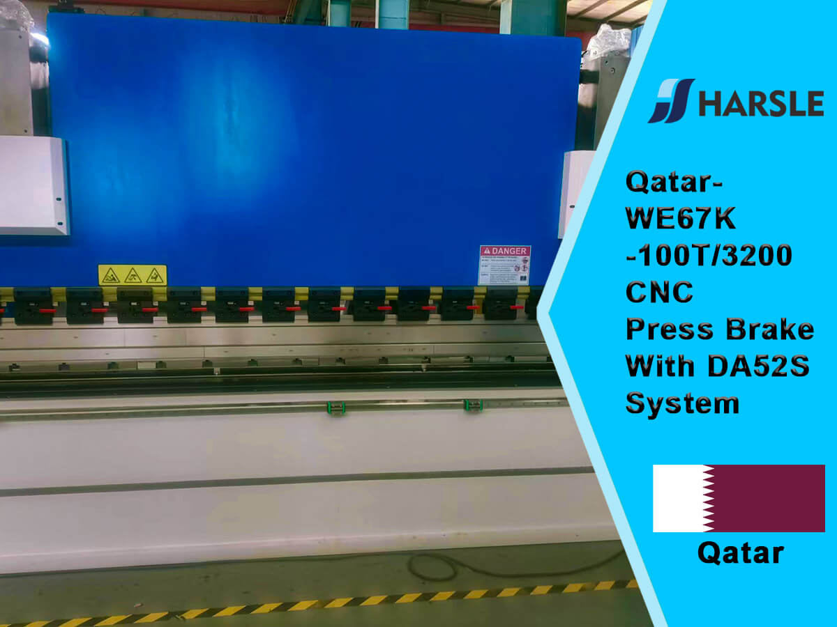 Qatar-WE67K-100T/3200 CNC Press Hamule z systemem DA52S