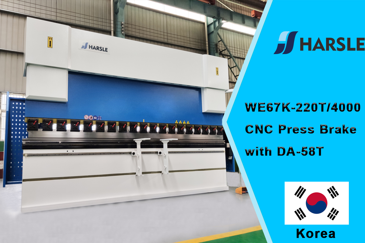 Korea-WE67K-220T/4000 DA-58T 4+1 CNC Hydraulic Press Brake