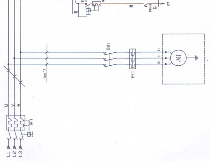 rysunek nożyc hydraulicznych